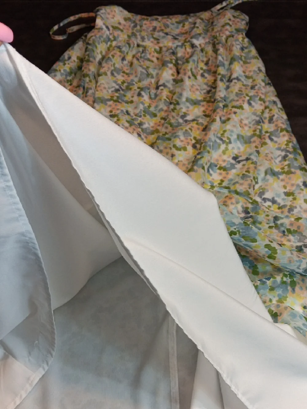 Abercrombie & Fitch Pastel Floral Maxi Dress in Blue, Green, Cream